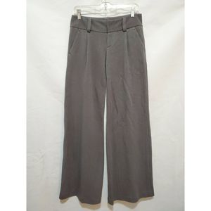 Alice + Olivia Wide Leg Pants Charcoal Gray 4